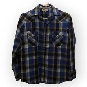 Ely Cattleman Long Sleeve Plaid Shirt